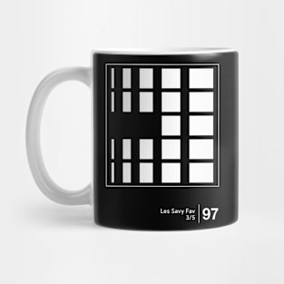 Les Savy Fav / Minimalist Graphic Artwork Design Mug